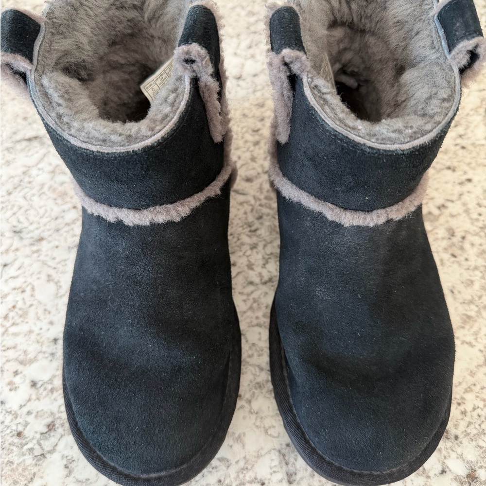 UGG Dark Gray Ankle Booties